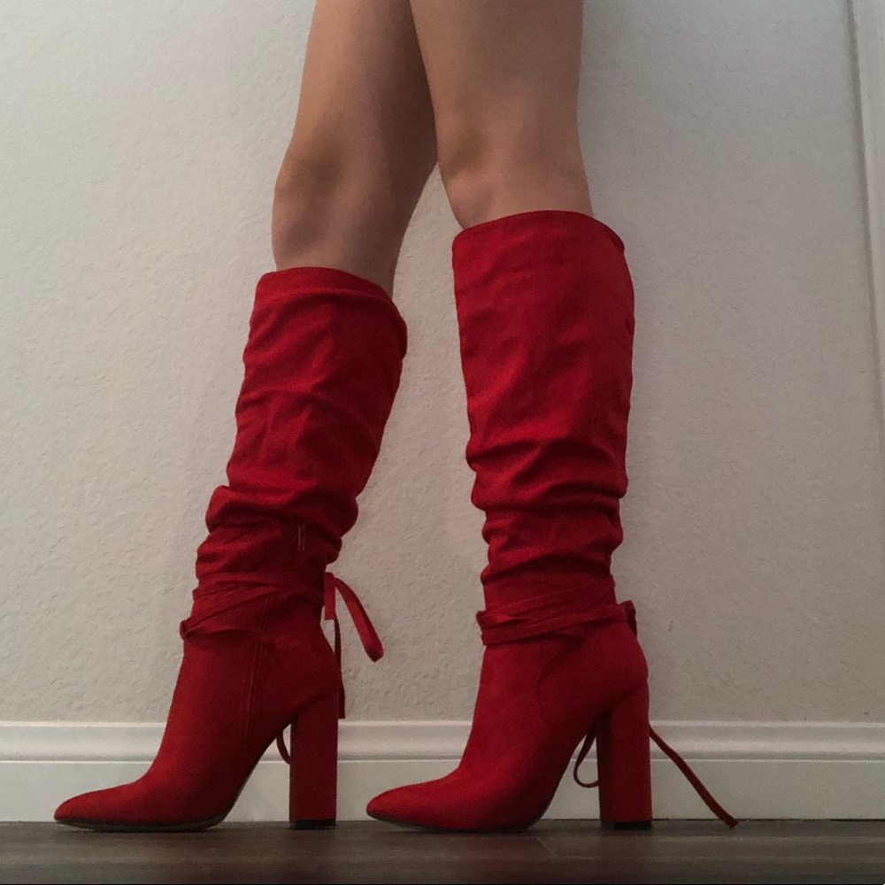 Red boots!